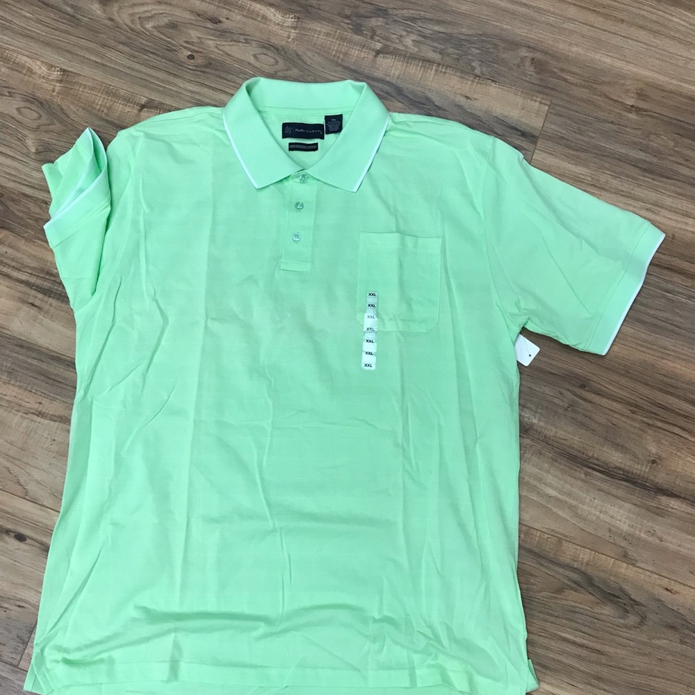 Croft & Barrow Green Polo Shirt Classic Design
